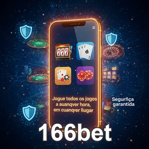 Imagem de celular exibindo o site 166bet, destacando acesso rápido e seguro